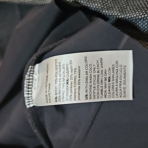 Chico's Pull on Juliette Pont Pants - Size 12 - Picture 4 of 8